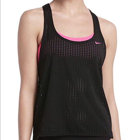 nike sport mesh layered midkini